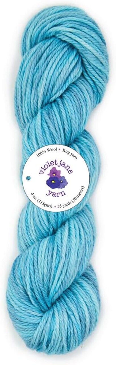 The Oxford Company Violet Jane 100% Wool Variegated Worsted Yarn 4 Oz. Skein (approx. 131 yds)